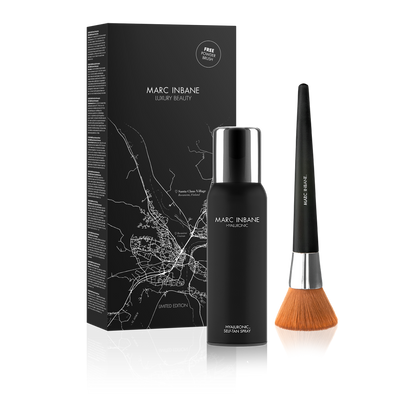 X-MAS SET Hyaluronic Self Tan Spray + Gratis Powder Brush